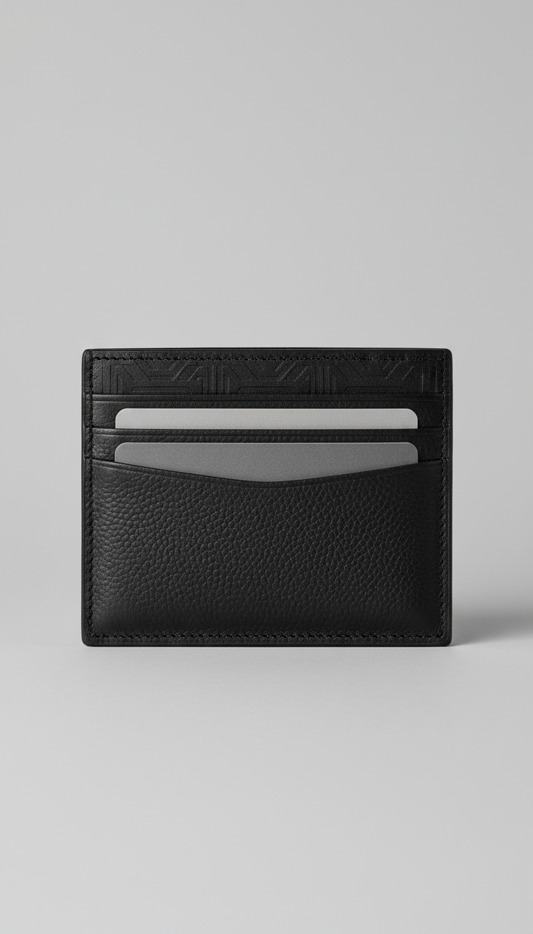 Leather Cardholder Wallet Slim Profile